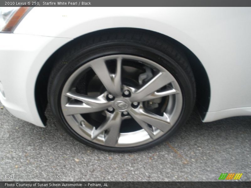 Starfire White Pearl / Black 2010 Lexus IS 250