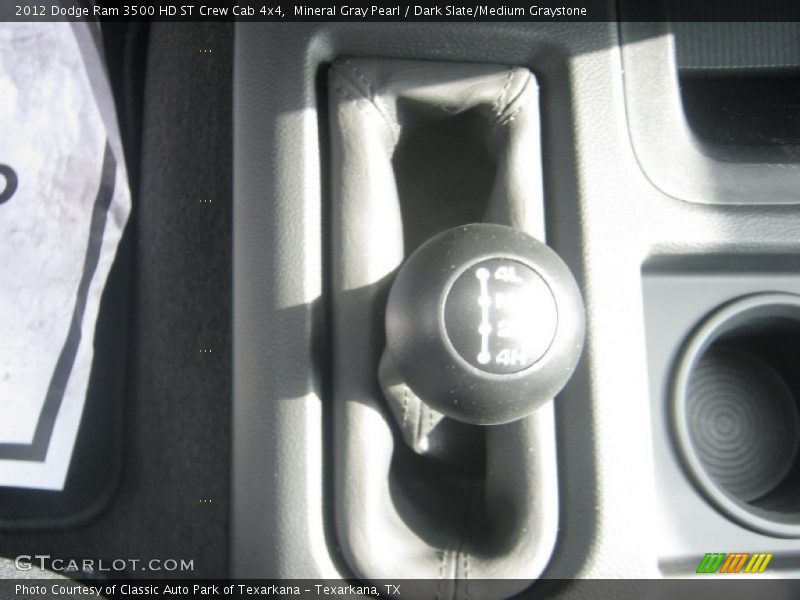 Mineral Gray Pearl / Dark Slate/Medium Graystone 2012 Dodge Ram 3500 HD ST Crew Cab 4x4