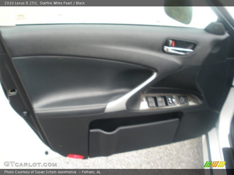 Starfire White Pearl / Black 2010 Lexus IS 250