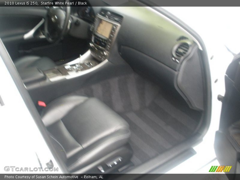 Starfire White Pearl / Black 2010 Lexus IS 250