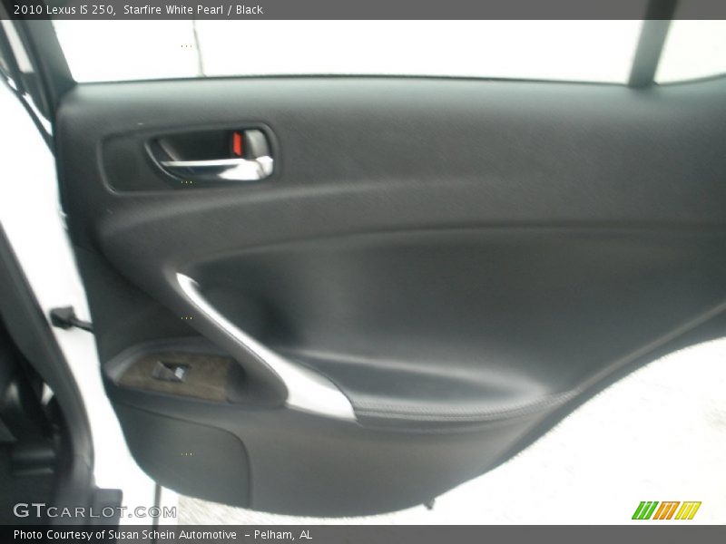 Starfire White Pearl / Black 2010 Lexus IS 250