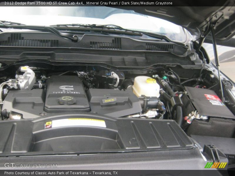 Mineral Gray Pearl / Dark Slate/Medium Graystone 2012 Dodge Ram 3500 HD ST Crew Cab 4x4