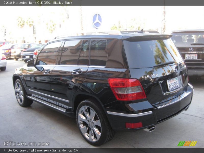 Black / Black 2010 Mercedes-Benz GLK 350