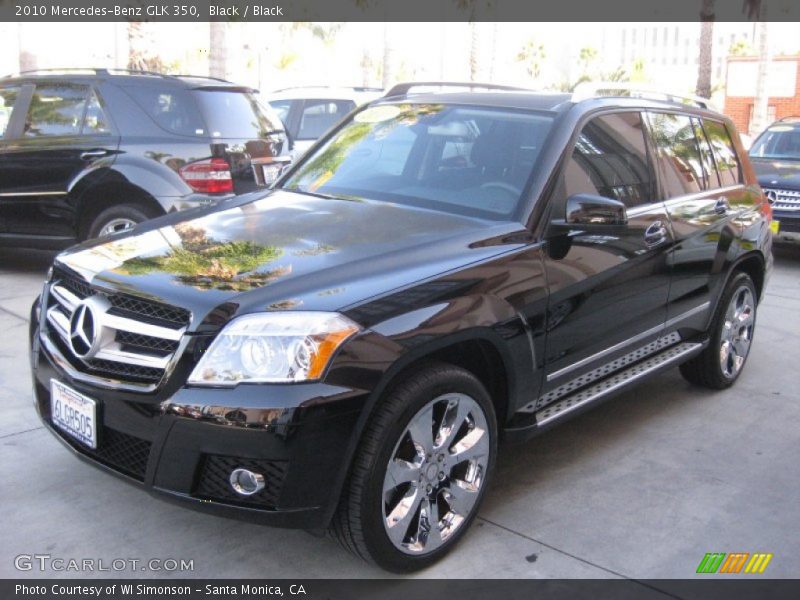 Black / Black 2010 Mercedes-Benz GLK 350