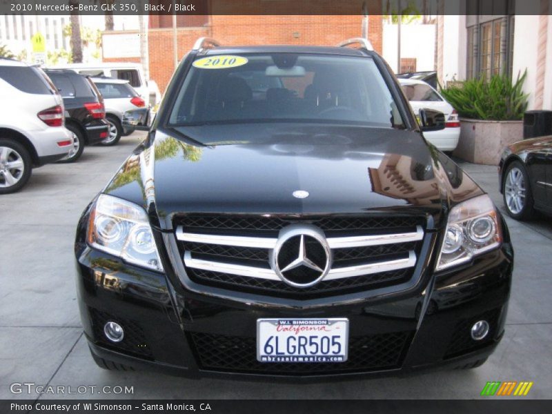 Black / Black 2010 Mercedes-Benz GLK 350