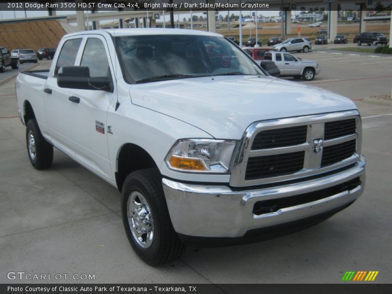 Bright White / Dark Slate/Medium Graystone 2012 Dodge Ram 3500 HD ST Crew Cab 4x4