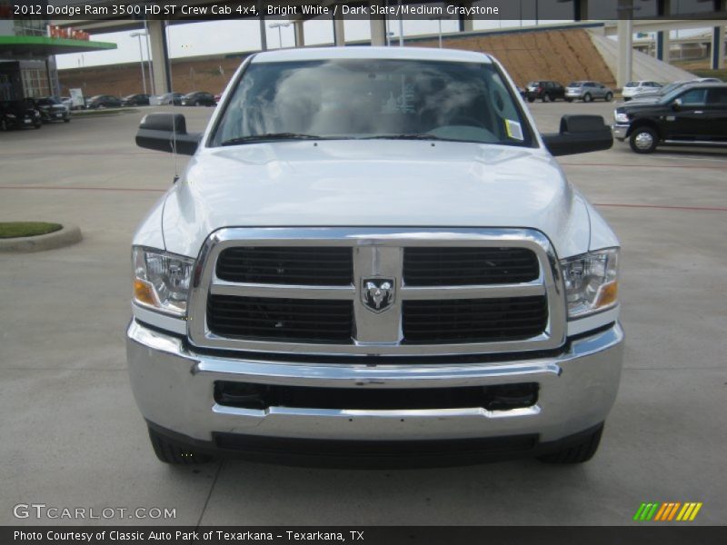 Bright White / Dark Slate/Medium Graystone 2012 Dodge Ram 3500 HD ST Crew Cab 4x4