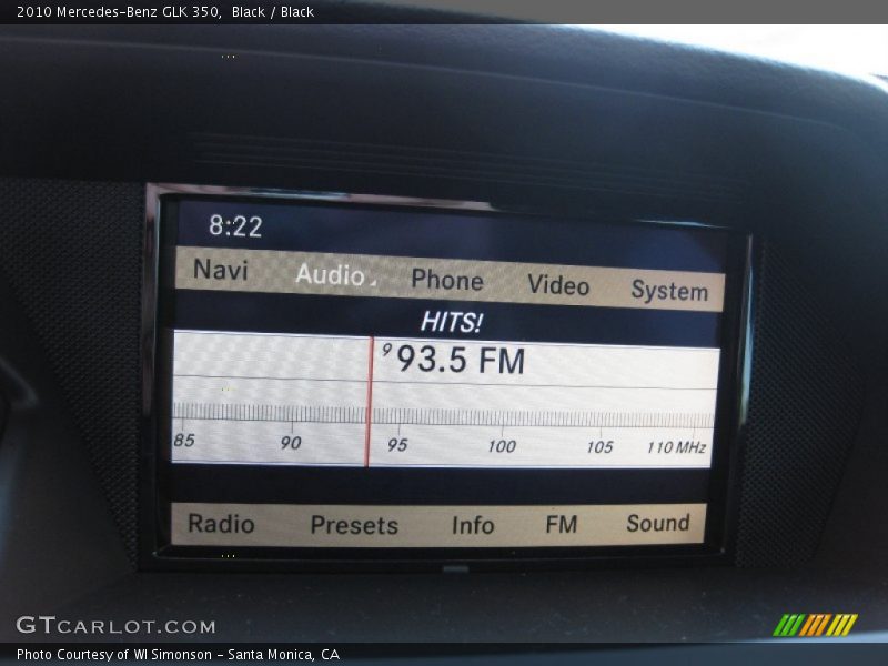 Black / Black 2010 Mercedes-Benz GLK 350