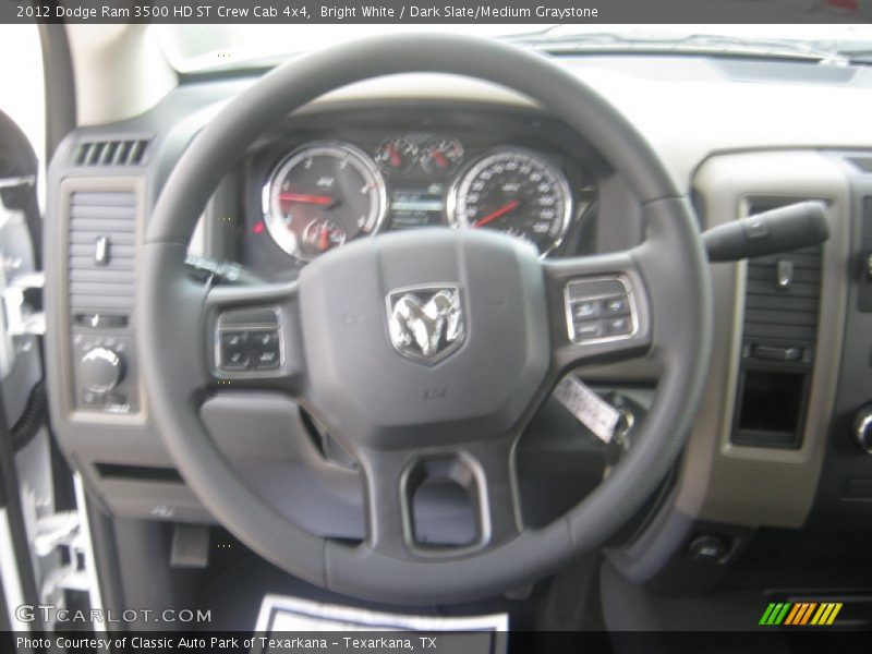 Bright White / Dark Slate/Medium Graystone 2012 Dodge Ram 3500 HD ST Crew Cab 4x4