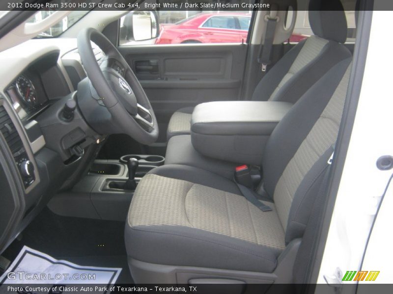 Bright White / Dark Slate/Medium Graystone 2012 Dodge Ram 3500 HD ST Crew Cab 4x4