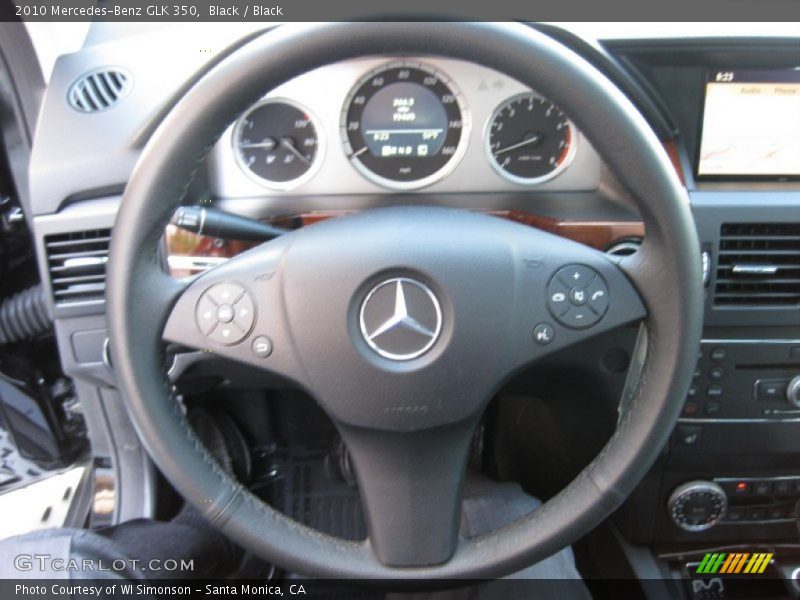 Black / Black 2010 Mercedes-Benz GLK 350