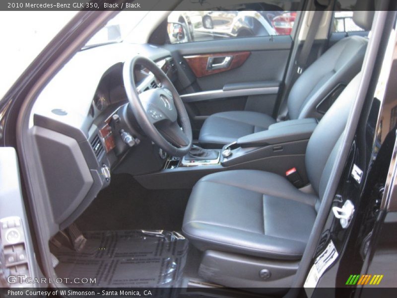Black / Black 2010 Mercedes-Benz GLK 350