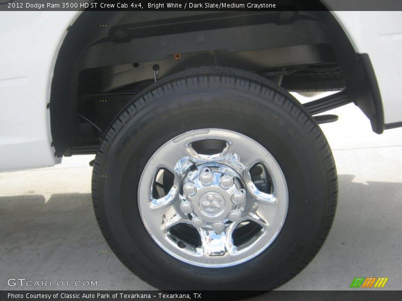 Bright White / Dark Slate/Medium Graystone 2012 Dodge Ram 3500 HD ST Crew Cab 4x4
