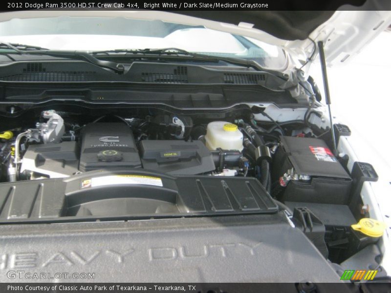 Bright White / Dark Slate/Medium Graystone 2012 Dodge Ram 3500 HD ST Crew Cab 4x4