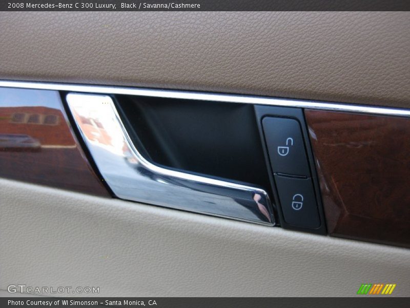 Black / Savanna/Cashmere 2008 Mercedes-Benz C 300 Luxury