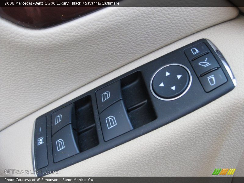 Black / Savanna/Cashmere 2008 Mercedes-Benz C 300 Luxury