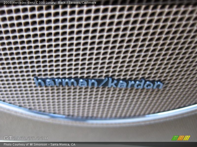 Black / Savanna/Cashmere 2008 Mercedes-Benz C 300 Luxury
