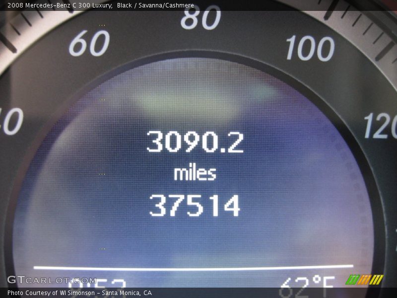 Black / Savanna/Cashmere 2008 Mercedes-Benz C 300 Luxury