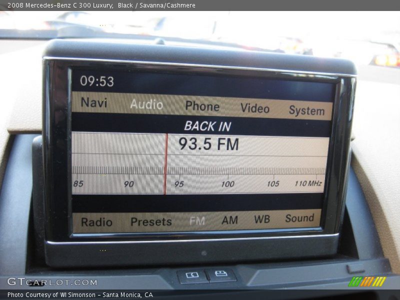 Black / Savanna/Cashmere 2008 Mercedes-Benz C 300 Luxury
