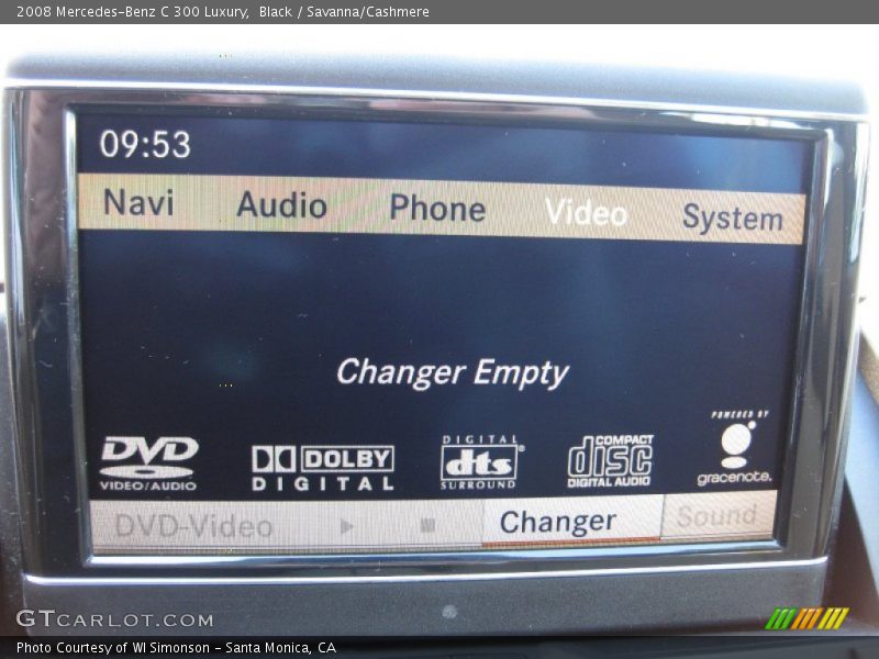 Black / Savanna/Cashmere 2008 Mercedes-Benz C 300 Luxury