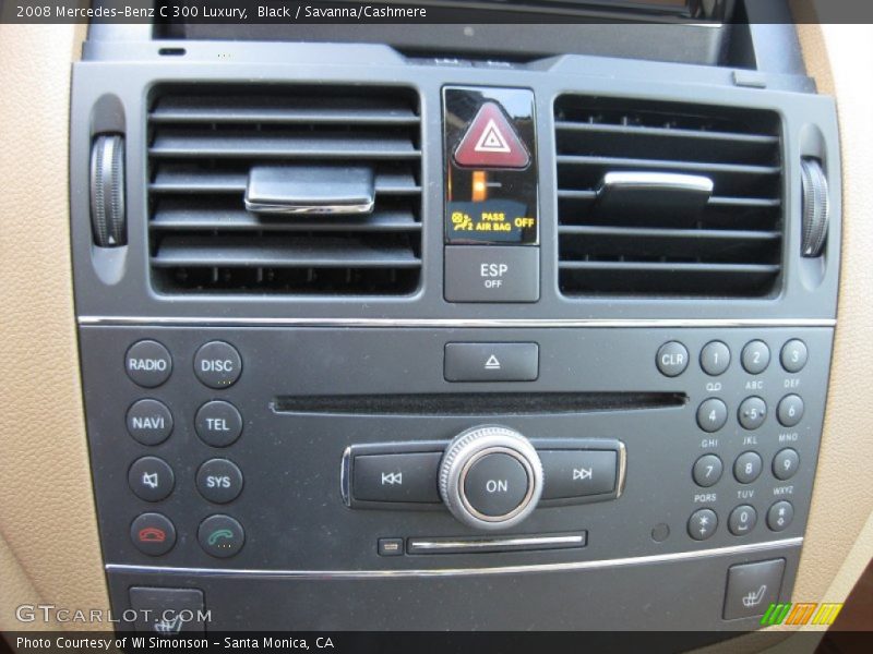 Black / Savanna/Cashmere 2008 Mercedes-Benz C 300 Luxury