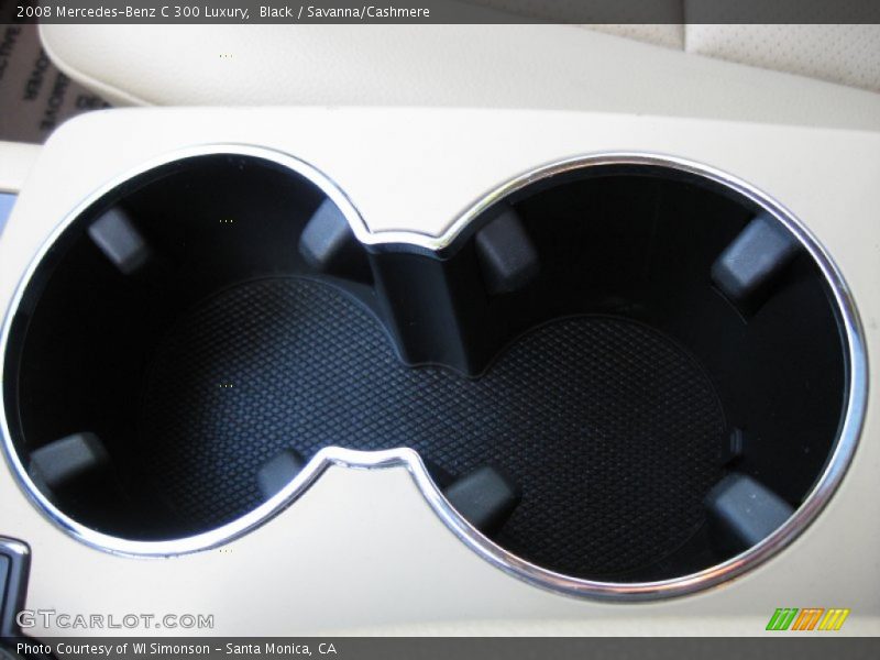 Black / Savanna/Cashmere 2008 Mercedes-Benz C 300 Luxury