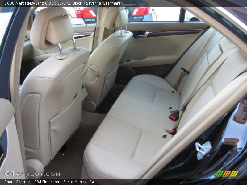 Black / Savanna/Cashmere 2008 Mercedes-Benz C 300 Luxury