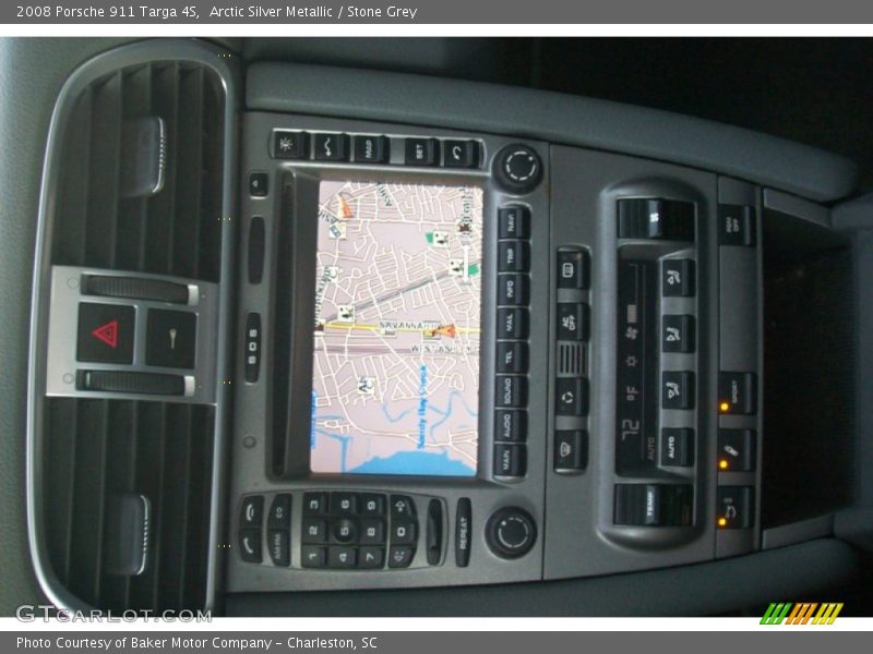 Arctic Silver Metallic / Stone Grey 2008 Porsche 911 Targa 4S