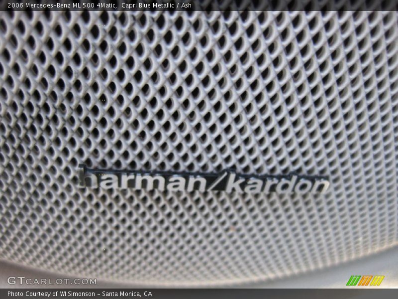 Capri Blue Metallic / Ash 2006 Mercedes-Benz ML 500 4Matic