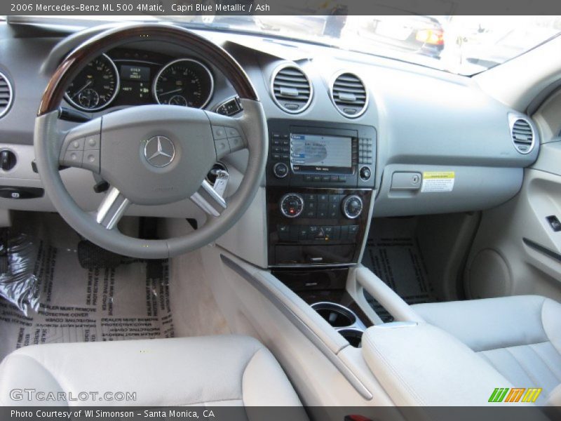 Capri Blue Metallic / Ash 2006 Mercedes-Benz ML 500 4Matic