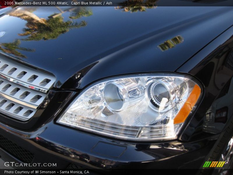 Capri Blue Metallic / Ash 2006 Mercedes-Benz ML 500 4Matic