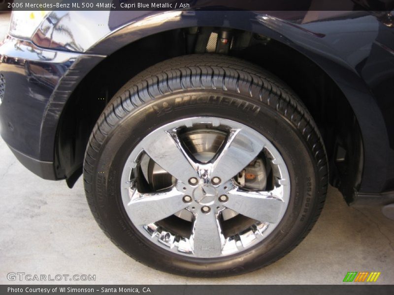 Capri Blue Metallic / Ash 2006 Mercedes-Benz ML 500 4Matic