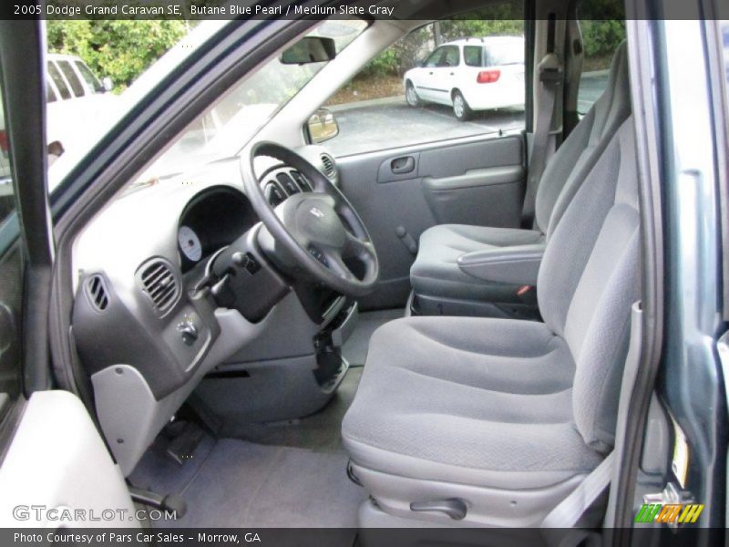 Butane Blue Pearl / Medium Slate Gray 2005 Dodge Grand Caravan SE