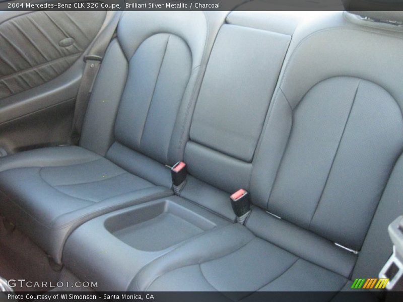 Brilliant Silver Metallic / Charcoal 2004 Mercedes-Benz CLK 320 Coupe