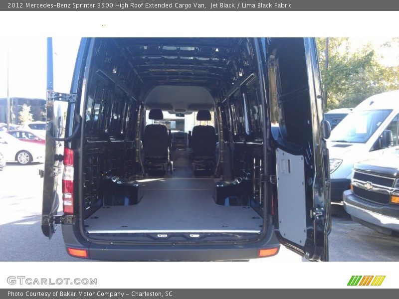 Jet Black / Lima Black Fabric 2012 Mercedes-Benz Sprinter 3500 High Roof Extended Cargo Van