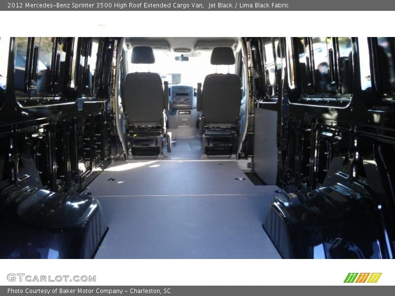 Jet Black / Lima Black Fabric 2012 Mercedes-Benz Sprinter 3500 High Roof Extended Cargo Van