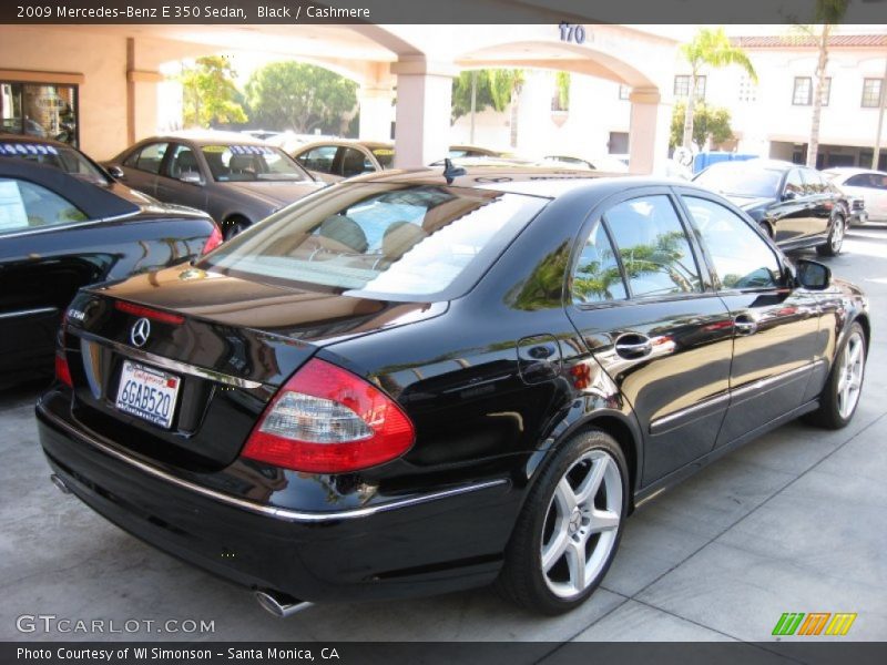 Black / Cashmere 2009 Mercedes-Benz E 350 Sedan
