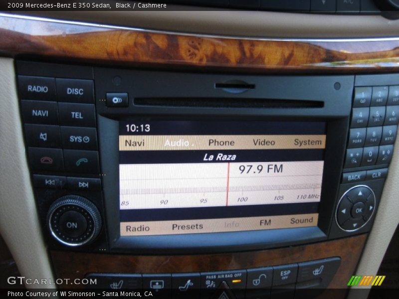 Black / Cashmere 2009 Mercedes-Benz E 350 Sedan