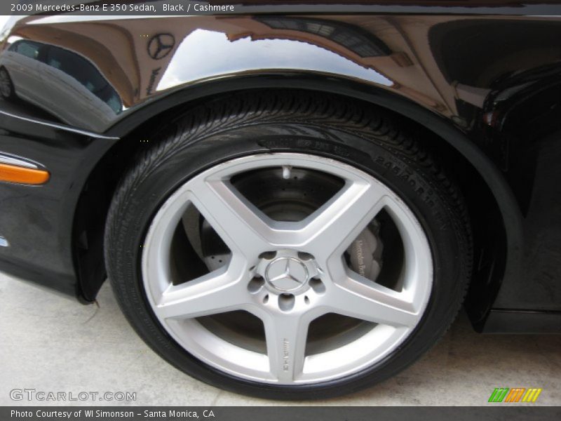 Black / Cashmere 2009 Mercedes-Benz E 350 Sedan