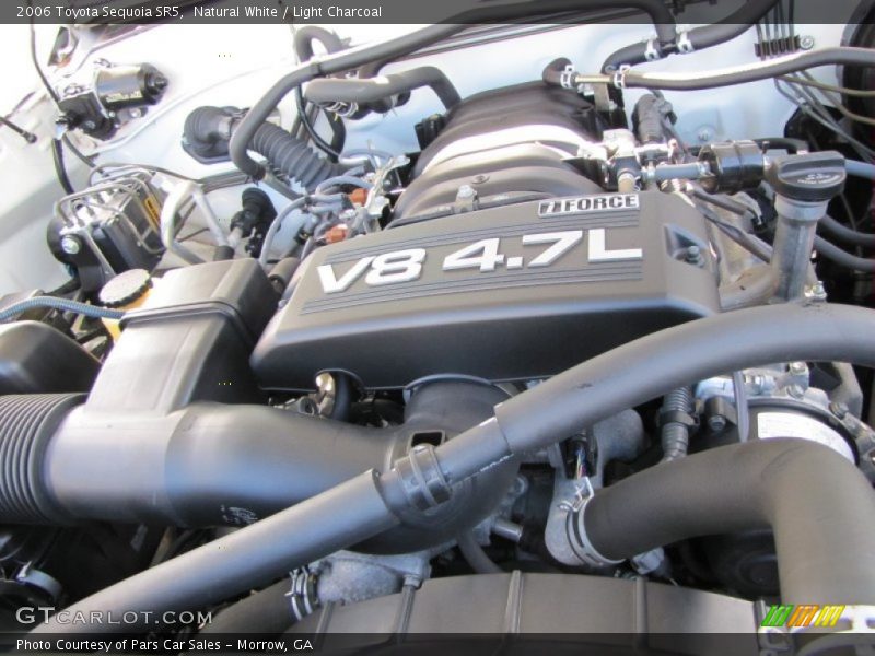 Natural White / Light Charcoal 2006 Toyota Sequoia SR5