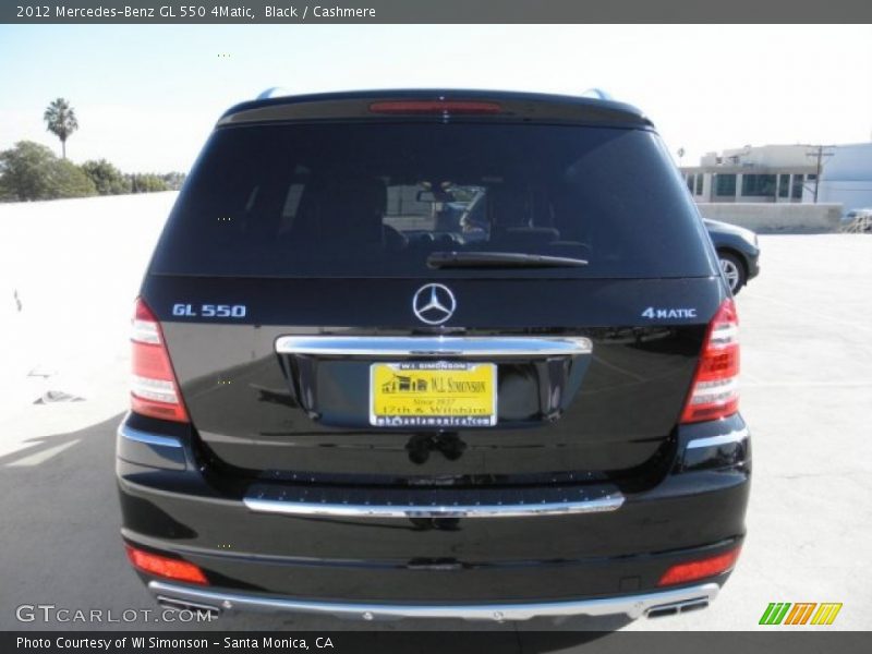 Black / Cashmere 2012 Mercedes-Benz GL 550 4Matic