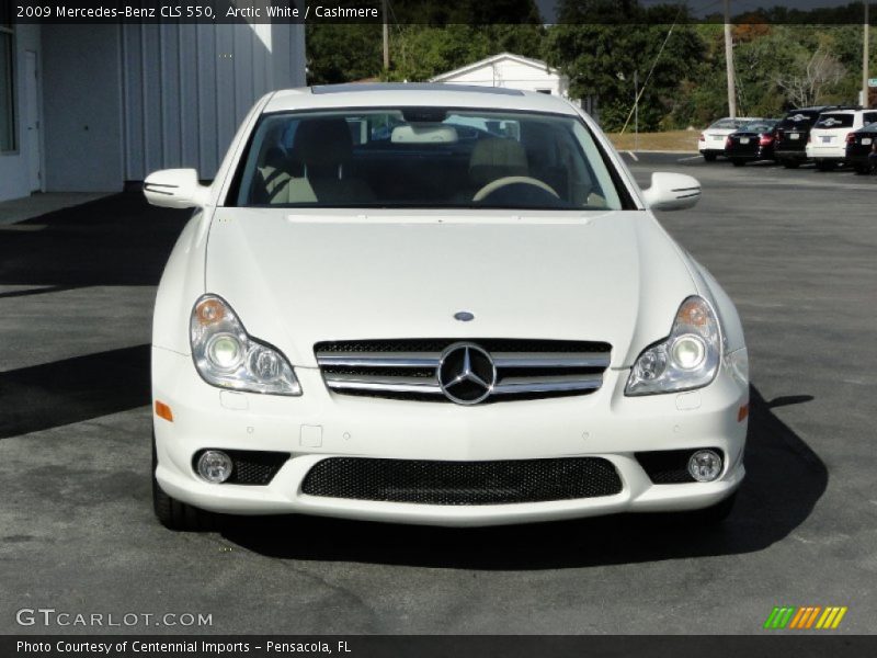 Arctic White / Cashmere 2009 Mercedes-Benz CLS 550