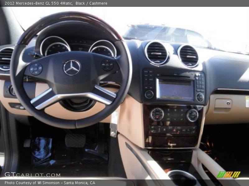 Black / Cashmere 2012 Mercedes-Benz GL 550 4Matic