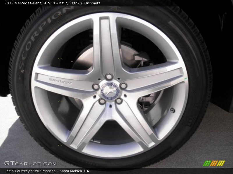Black / Cashmere 2012 Mercedes-Benz GL 550 4Matic