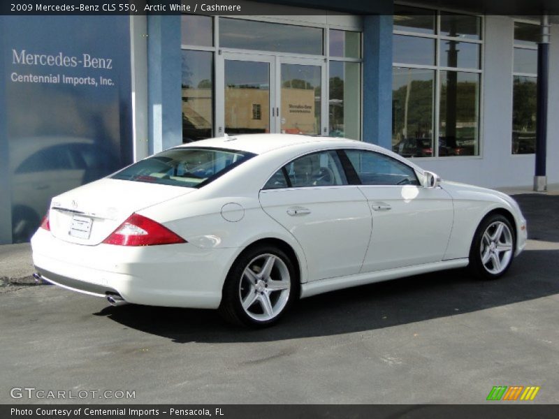 Arctic White / Cashmere 2009 Mercedes-Benz CLS 550