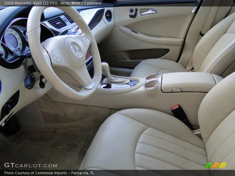 Arctic White / Cashmere 2009 Mercedes-Benz CLS 550
