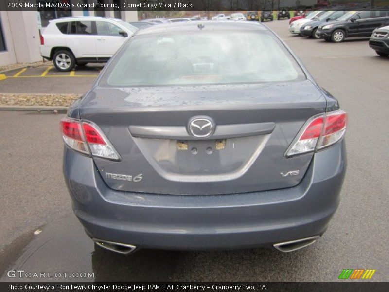 Comet Gray Mica / Black 2009 Mazda MAZDA6 s Grand Touring