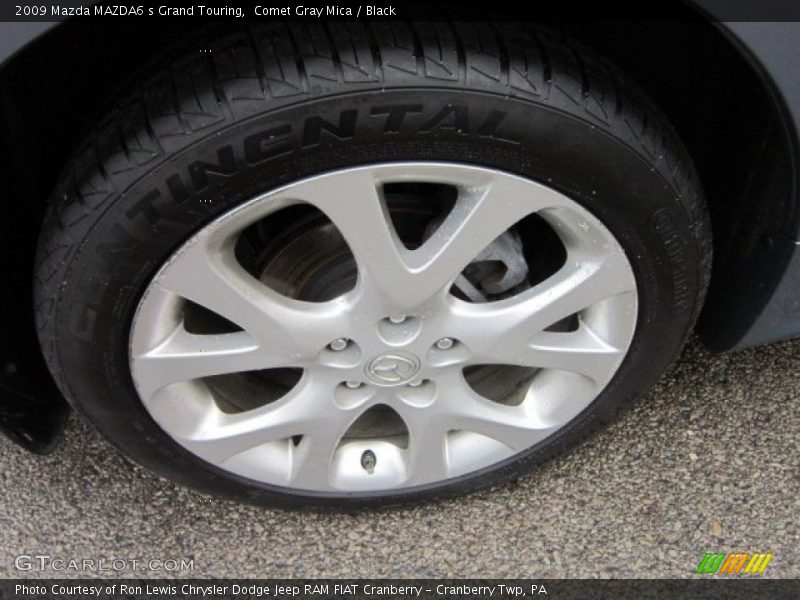 Comet Gray Mica / Black 2009 Mazda MAZDA6 s Grand Touring