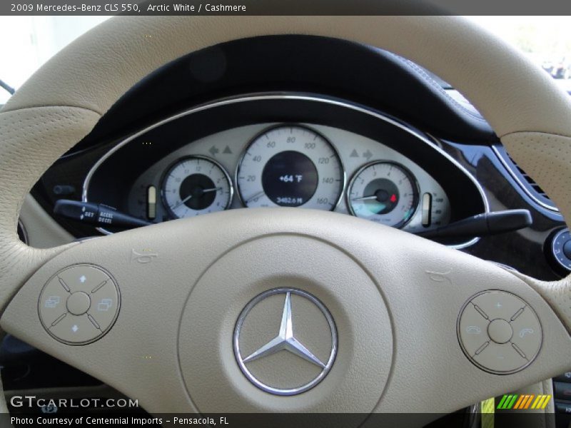 Arctic White / Cashmere 2009 Mercedes-Benz CLS 550