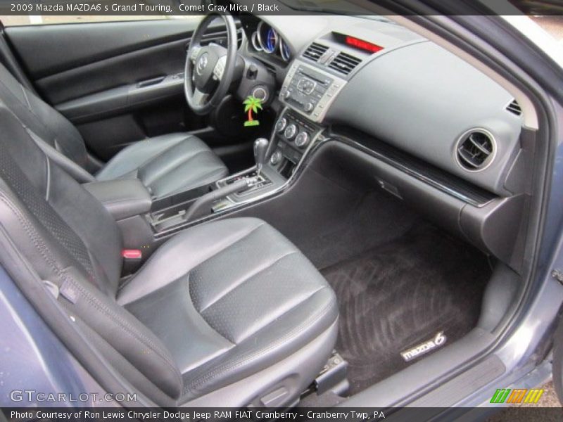 Comet Gray Mica / Black 2009 Mazda MAZDA6 s Grand Touring